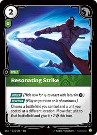 Resonating Strike (034/166) - Uncommon