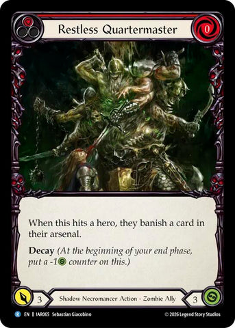Restless Quartermaster (Red) [IAR065] (Usurp the Shadow Throne)