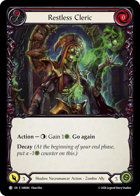 Restless Cleric (Red) [IAR084] (Usurp the Shadow Throne)