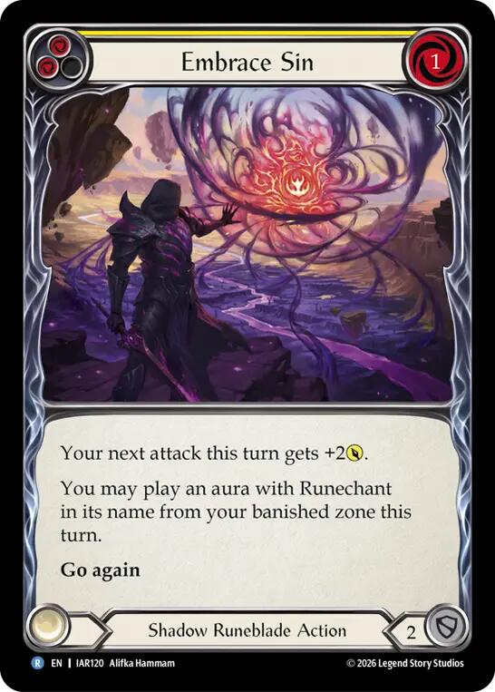 Embrace Sin (Yellow) [IAR120] (Usurp the Shadow Throne)