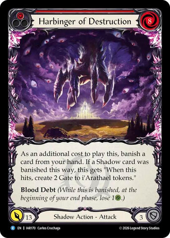 Harbinger of Destruction (Red) [IAR170] (Usurp the Shadow Throne)
