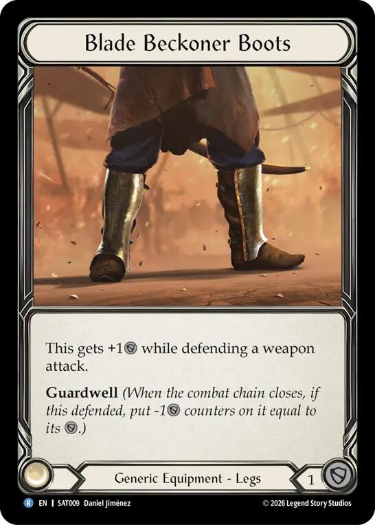 Blade Beckoner Boots [SAT009] (Silver Age: Usurp the Shadow Throne)