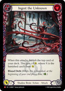Ingest the Unknown [IAR007] (Usurp the Shadow Throne)  Rainbow Foil