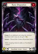 Runic Disposition (Red) [IAR146] (Usurp the Shadow Throne)  Rainbow Foil