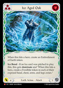 Ice Aged Oak (Blue) [IAR260] (Usurp the Shadow Throne)  Rainbow Foil