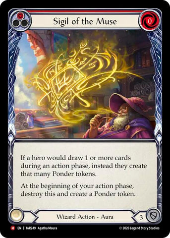 Sigil of the Muse [IAR249] (Usurp the Shadow Throne)  Rainbow Foil