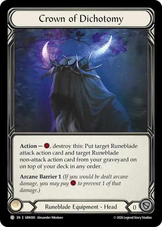 Crown of Dichotomy [SBW005] (Silver Age: Usurp the Shadow Throne)