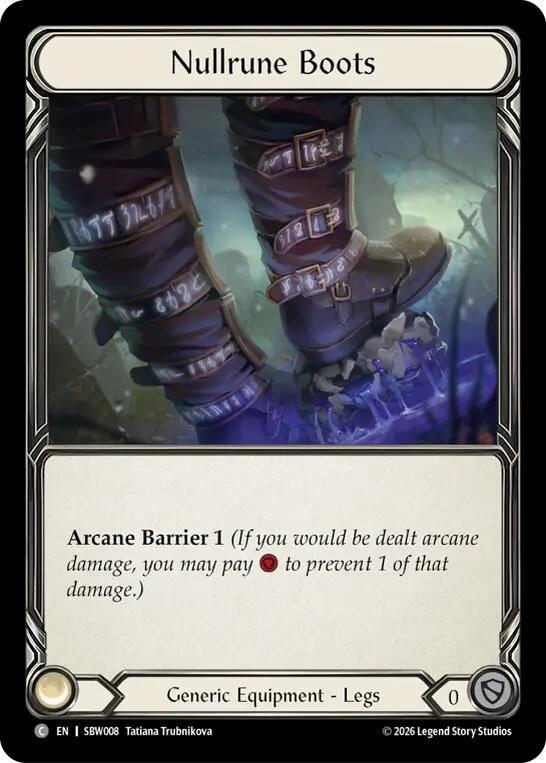 Nullrune Boots [SBW008] (Silver Age: Usurp the Shadow Throne)