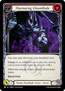 Murmuring Gloomblade (Red) [SBW015] (Silver Age: Usurp the Shadow Throne)