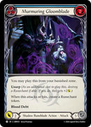 Murmuring Gloomblade (Blue) [SBW031] (Silver Age: Usurp the Shadow Throne)