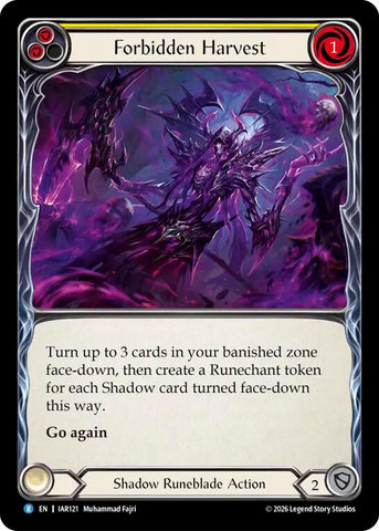 Forbidden Harvest (Yellow) [IAR121] (Usurp the Shadow Throne)
