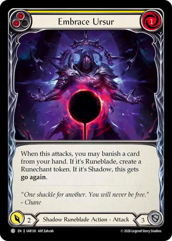 Embrace Ursur (Yellow) [IAR130] (Usurp the Shadow Throne)