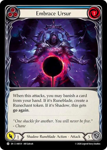 Embrace Ursur (Blue) [IAR131] (Usurp the Shadow Throne)