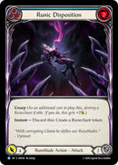 Runic Disposition (Blue) [IAR148] (Usurp the Shadow Throne)