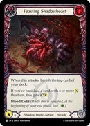 Feasting Shadowbeast (Red) [IAR023] (Usurp the Shadow Throne)  Rainbow Foil