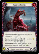 Feeding Frenzy (Yellow) [IAR027] (Usurp the Shadow Throne)  Rainbow Foil