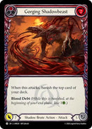 Gorging Shadowbeast (Red) [IAR029] (Usurp the Shadow Throne)  Rainbow Foil