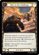 Rise to the Challenge (Yellow) [IAR051] (Usurp the Shadow Throne)  Rainbow Foil