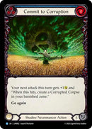 Commit to Corruption (Blue) [IAR062] (Usurp the Shadow Throne)  Rainbow Foil