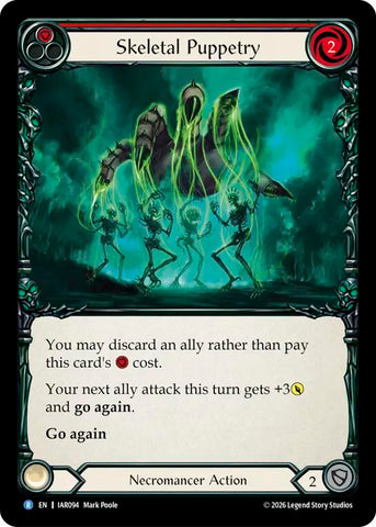 Skeletal Puppetry (Red) [IAR094] (Usurp the Shadow Throne)