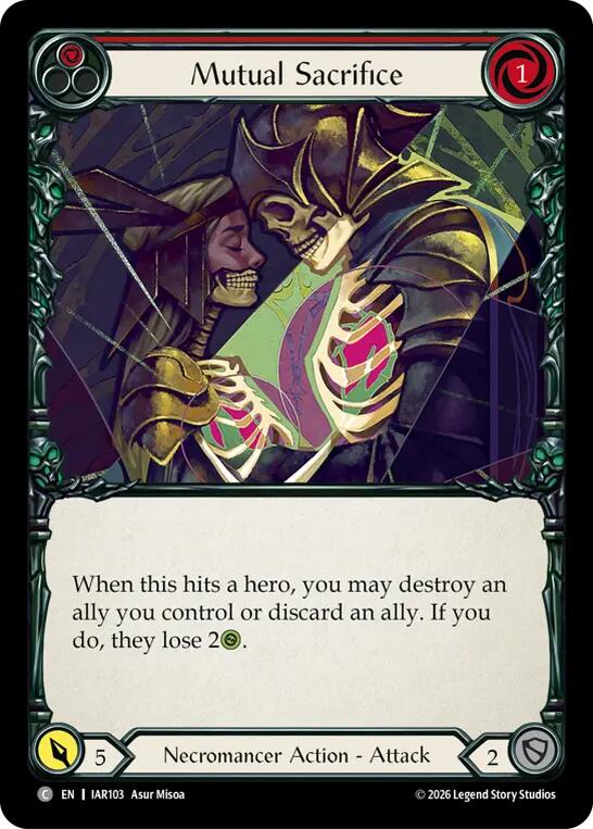 Mutual Sacrifice (Red) [IAR103] (Usurp the Shadow Throne)  Rainbow Foil