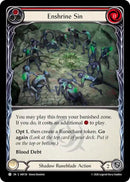 Enshrine Sin (Red) [IAR138] (Usurp the Shadow Throne)