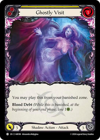 Ghostly Visit (Yellow) [IAR189] (Usurp the Shadow Throne)