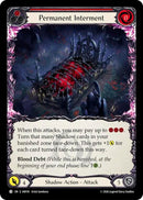 Permanent Interment (Red) [IAR191] (Usurp the Shadow Throne)  Rainbow Foil