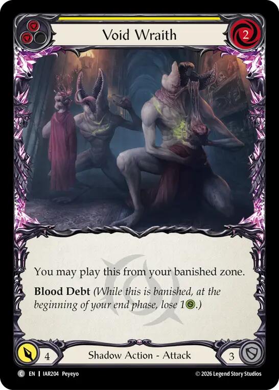 Void Wraith (Yellow) [IAR204] (Usurp the Shadow Throne)