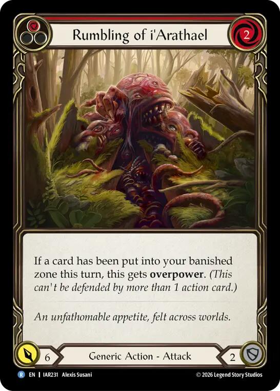 Rumbling of i'Arathael [IAR231] (Usurp the Shadow Throne)