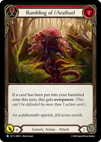 Rumbling of i'Arathael [IAR231] (Usurp the Shadow Throne)