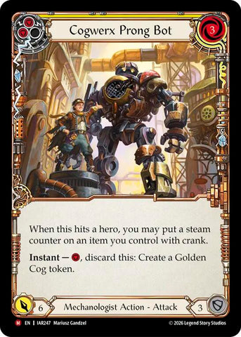 Cogwerx Prong Bot [IAR247] (Usurp the Shadow Throne)  Rainbow Foil