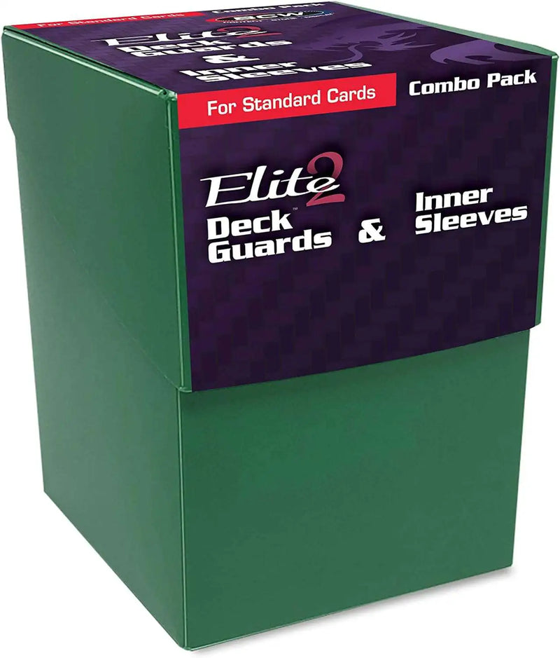 BCW Elite 2 Deck Box + Deck Guards + Inner Sleeves Combo Pack