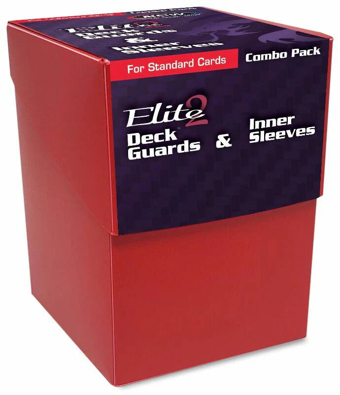 BCW Elite 2 Deck Box + Deck Guards + Inner Sleeves Combo Pack