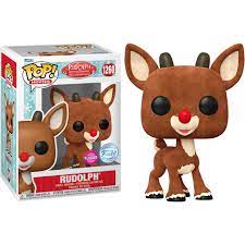 Rudolph the Red-Nosed Reindeer - Rudolph (Flocked) Pop! 1260