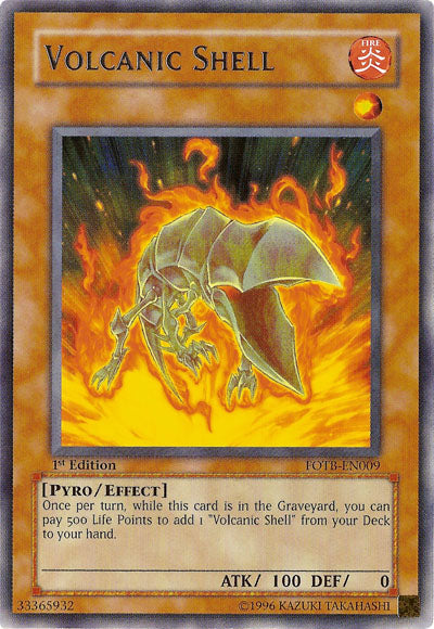 Volcanic Shell [FOTB-EN009] Rare