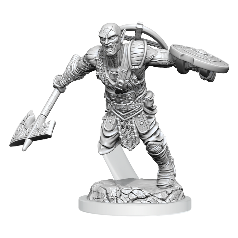 D&D Nolzurs Marvelous Unpainted Miniatures - Earth Genasi Fighter