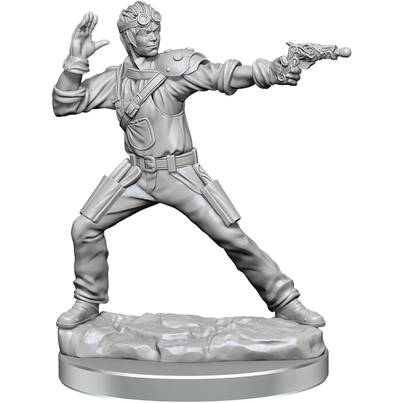 D&D Miniature Figurine -Human Artificer & Human Apprentice