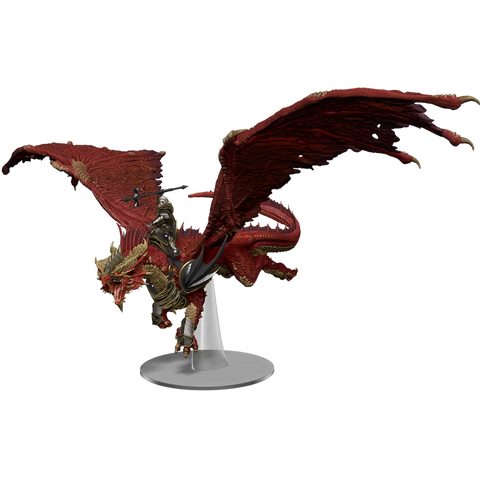 D&D Miniature - Dragonlance Kansaldi on Red Dragon