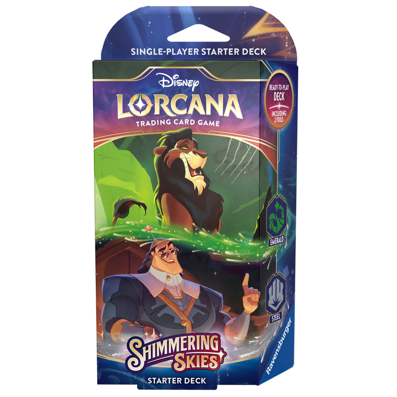 Disney Lorcana TCG Shimmering Skies Starter Decks