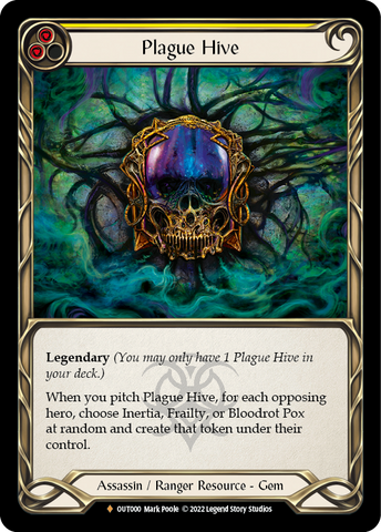 Plague Hive [OUT000] (Outsiders) Rainbow Foil