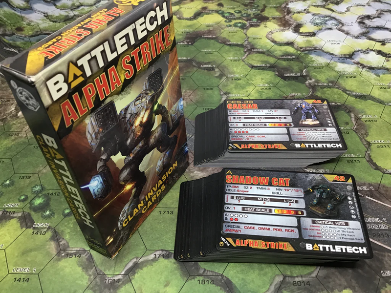 Battletech: Alpha Strike Clan Invasion Cards