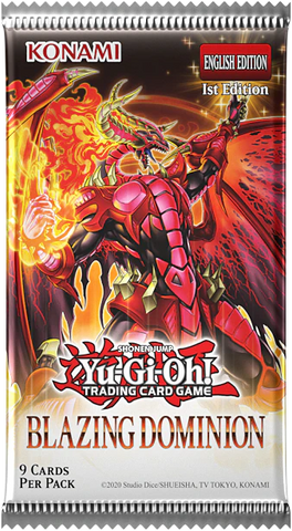 YGO Booster Pack - Blazing Dominion (1st Edition)