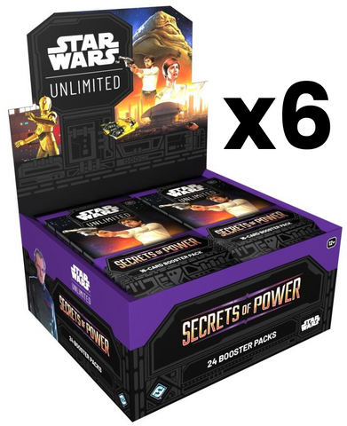 **PRE-ORDER** Star Wars Unlimited Booster Case (6x Booster Boxes) - Secrets of Power