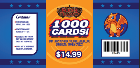 Approximately 1000 Flesh and Blood Cards