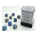 Chessex - Gemini 12mm d6(36 Dice) Blue-Steel/White