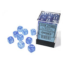 Chessex - Gemini 12mm d6(36 Dice) Borealis Sky Blue/White Luminary
