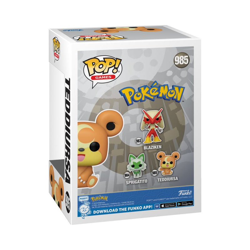 Pokemon - Teddiursa Pop! Vinyl 985