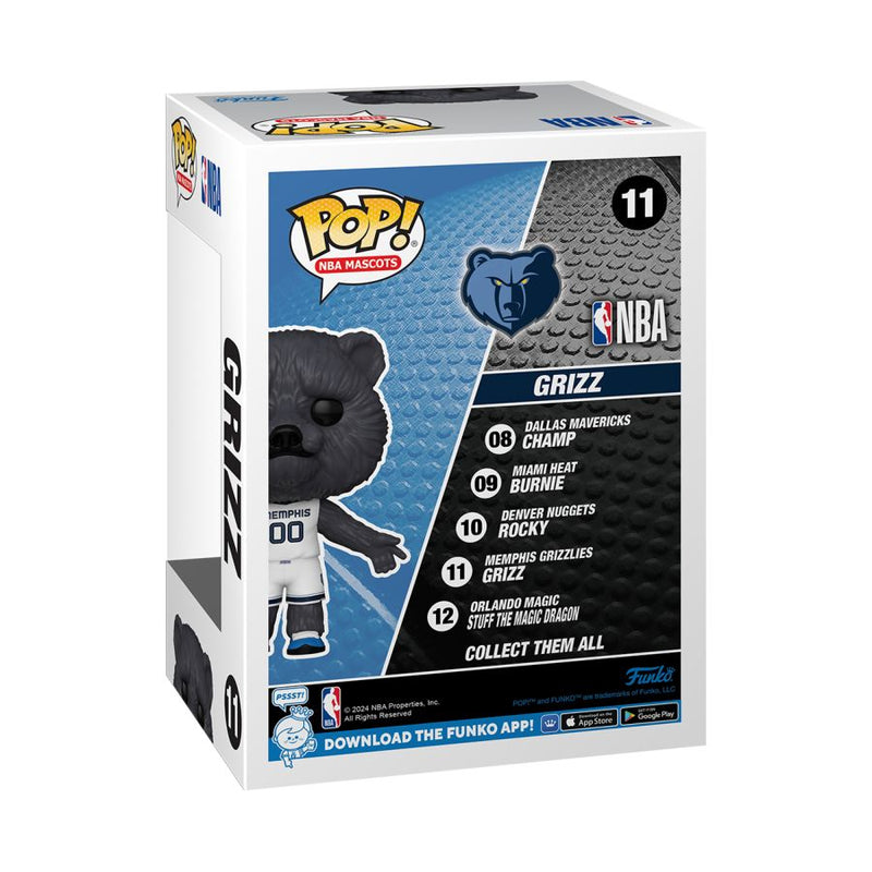 NBA: Mascots - Memphis Grizz Pop! Vinyl 11