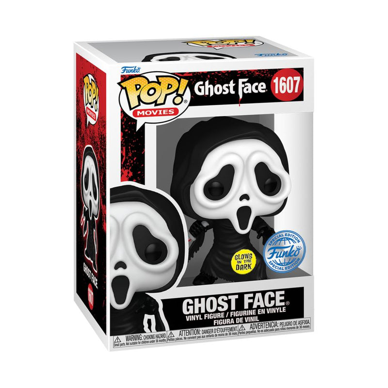 Scream - Ghostface US Exclusive Glow Pop! Vinyl 1607